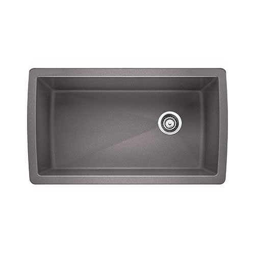 Blanco Diamond Super Single Metallic Grey