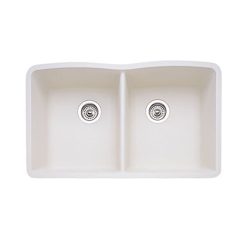 Blanco Diamond Double Bowl Biscuit