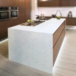 Q Quartz Fairy White quartz kitchen