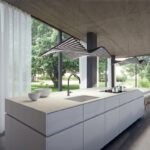 Caesarstone Fresh Concrete quartz kitchen