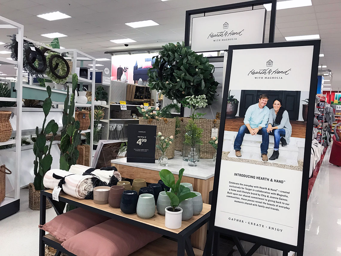 Hearth & Home display at Target store