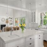 Q Quartz Carrara Mist quartz kitchen