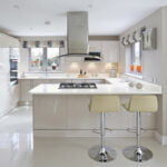 Hi-Macs Arctic Granite solid surface kitchen