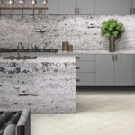 Stonemark Biscotti White granite kitchen