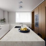 Corian Sand Storm solid surface kitchen
