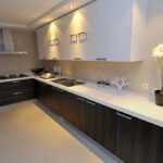 Hi-Macs White Granite solid surface kitchen