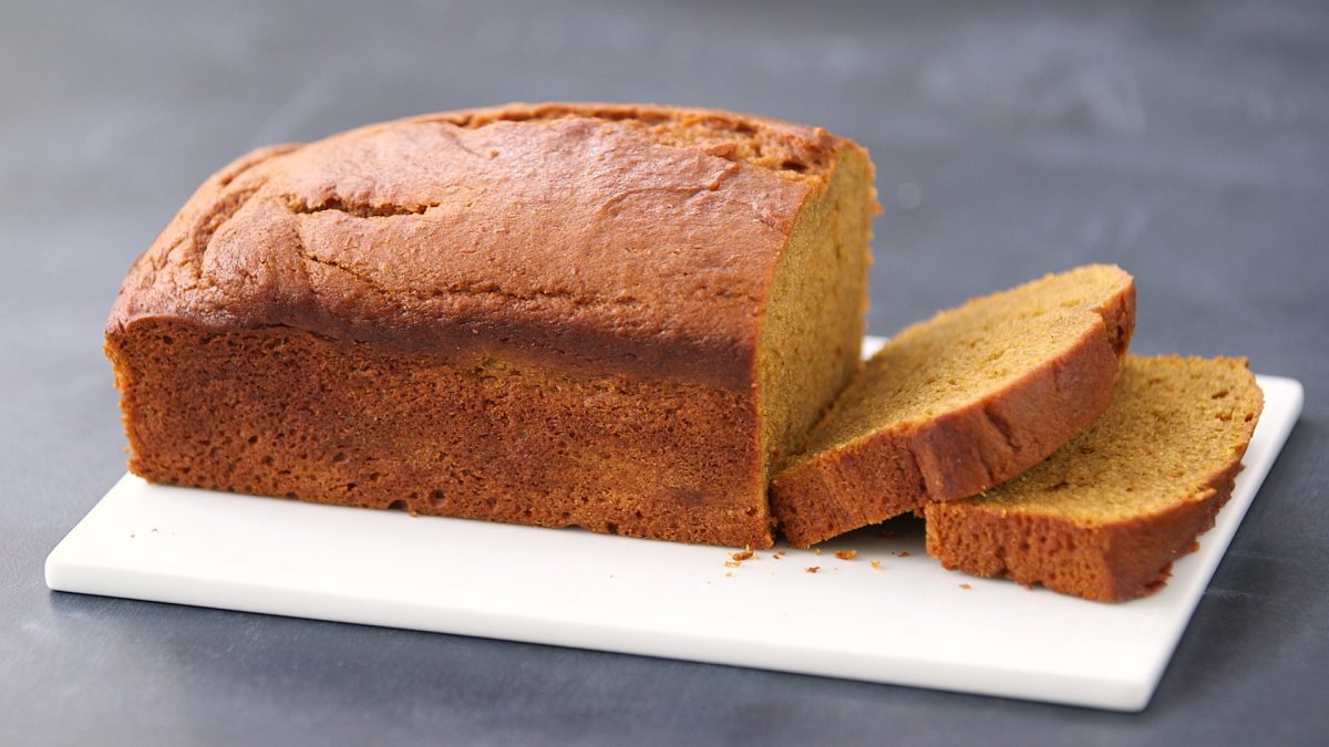 Pumpkin bread loaf