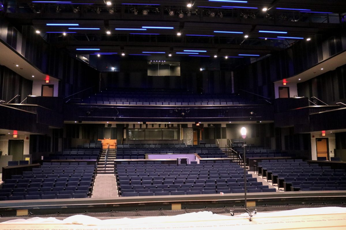 Wilsonville High School Auditorium with 600 person seating capacity