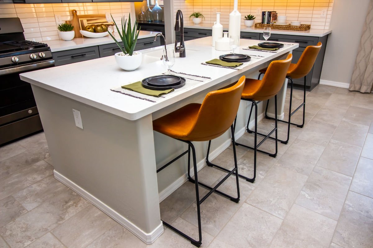 Upholstered Kitchen Bar Stools