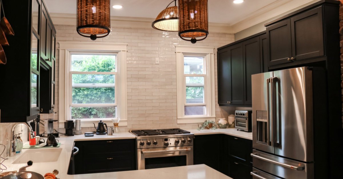 White Wall Tile Backsplash