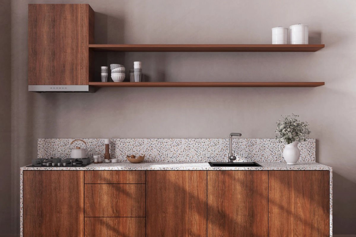 mid century modern kitchen cabinets