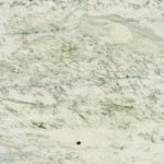 White Antico granite slab