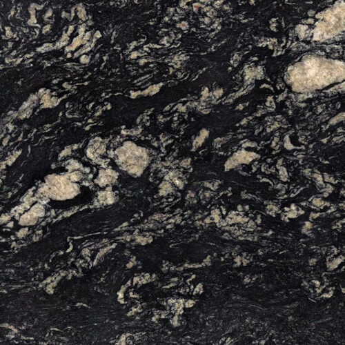 Black Indiano granite swatch