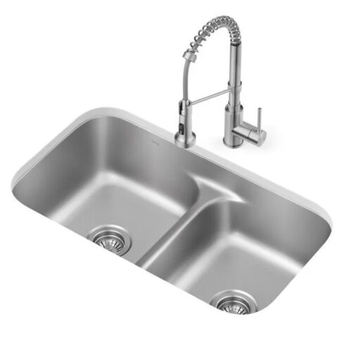Kraus undermount sink and faucet KCA-1200