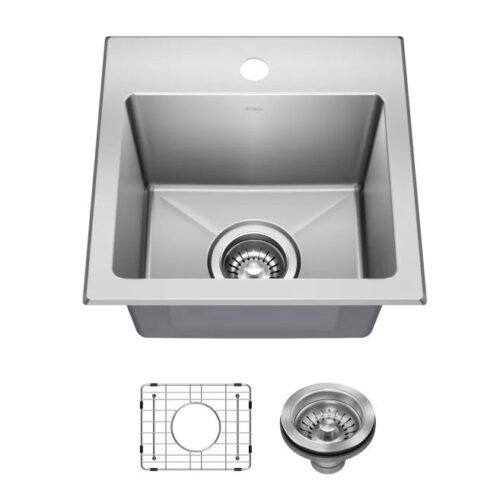 Kraus drop-in/topmount sink KHT631-15