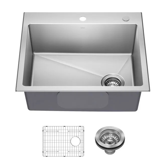 Kraus drop-in/topmount sink KHT641-25