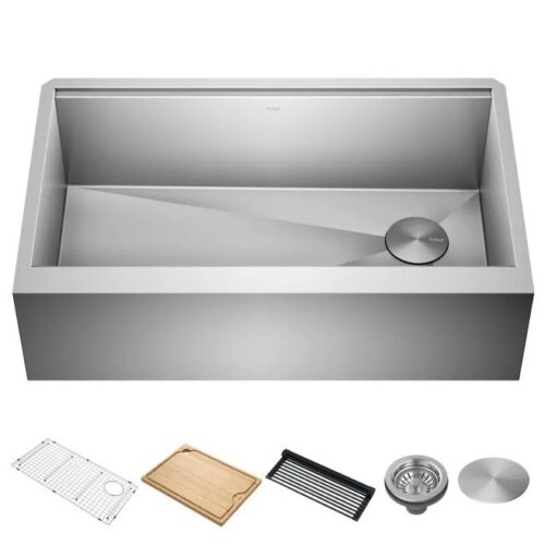 Kraus farmhouse workstation sink KWF410-33